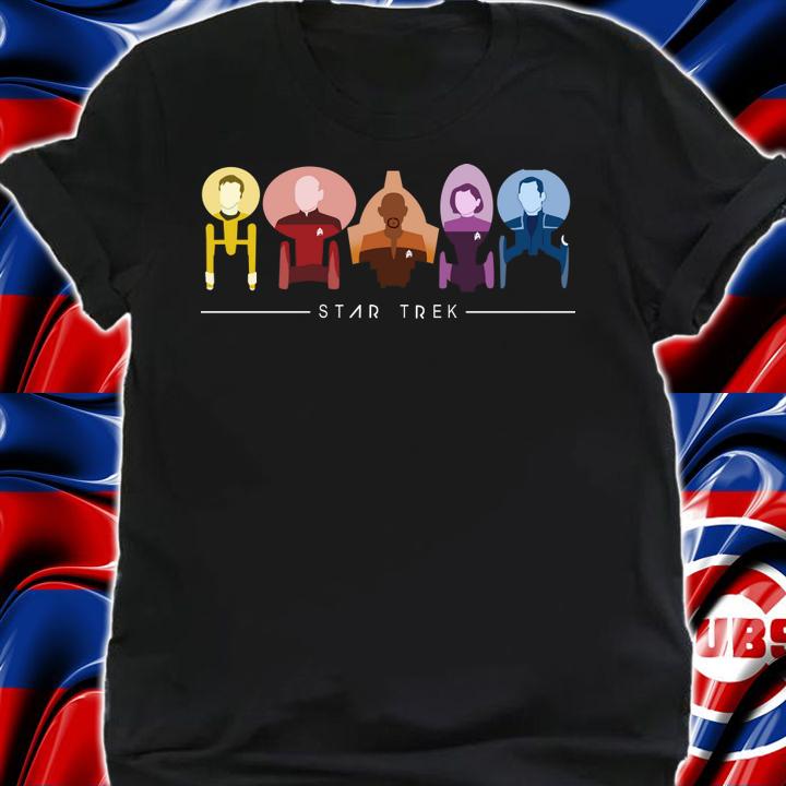 Characters Star Trek On Ship t-shirt shirt