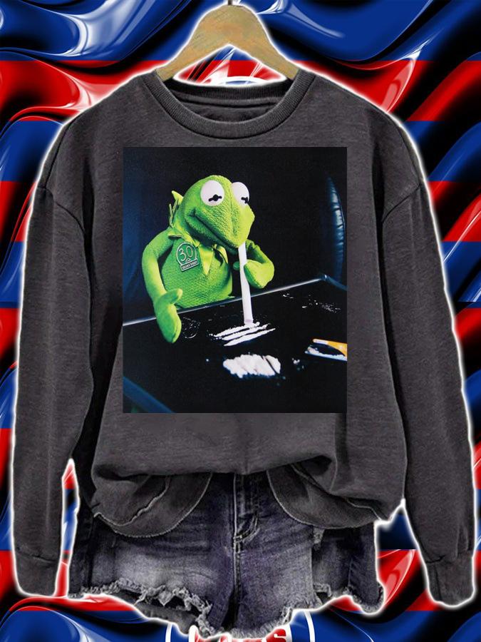 Kermit The Frog Doing Coke t-shirt sweatshirt