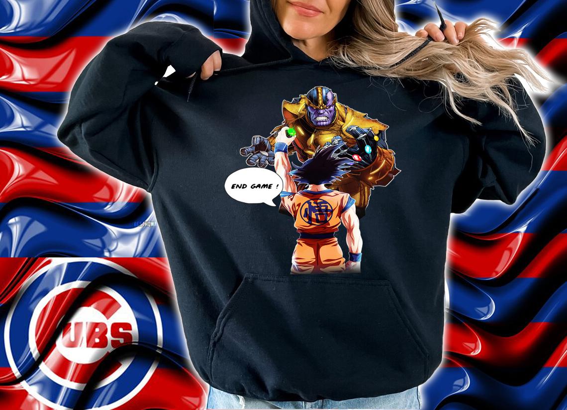 Goku vs Thanos end game t-shirt hoodie