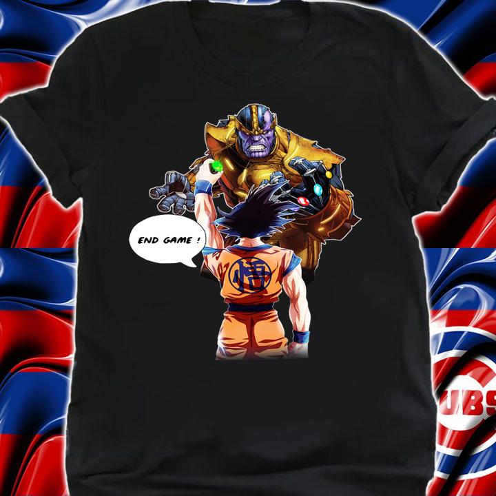 Goku vs Thanos end game t-shirt shirt