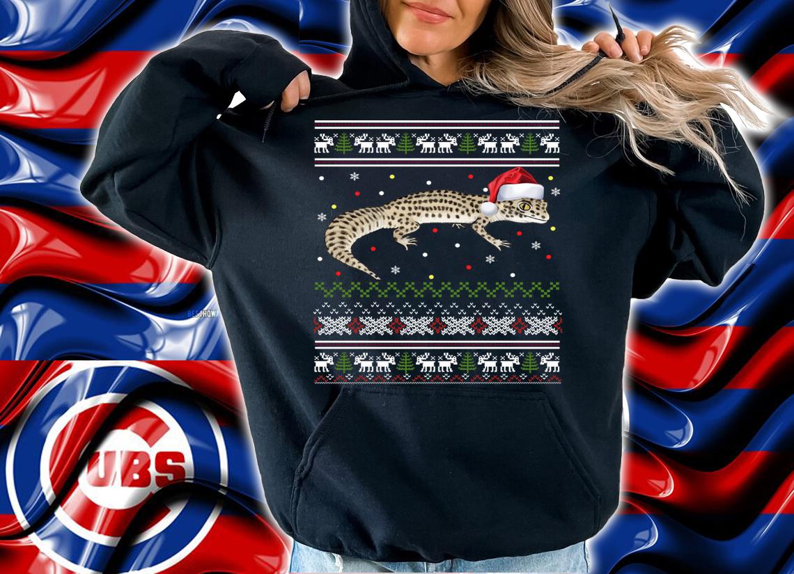 Leopard Gecko Ugly Christmas Sweater t-shirt hoodie