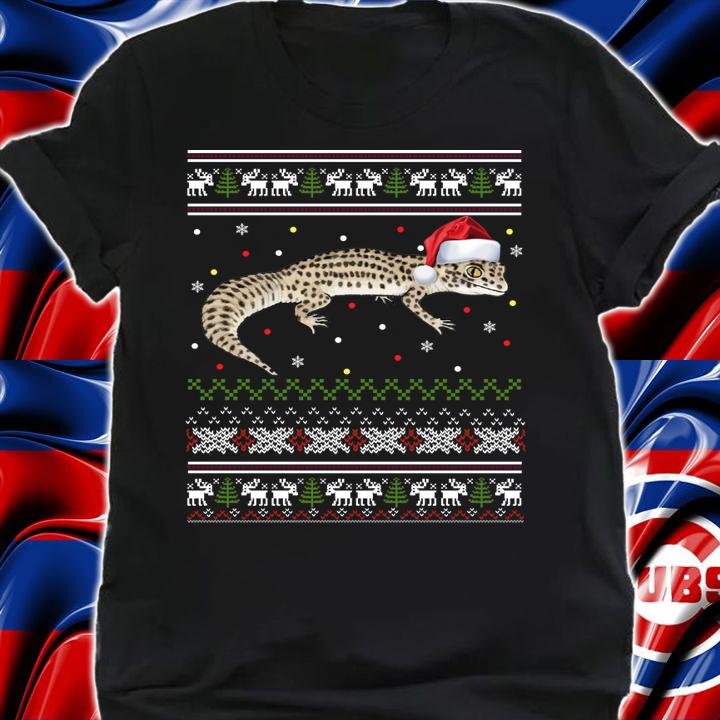Leopard Gecko Ugly Christmas Sweater t-shirt shirt