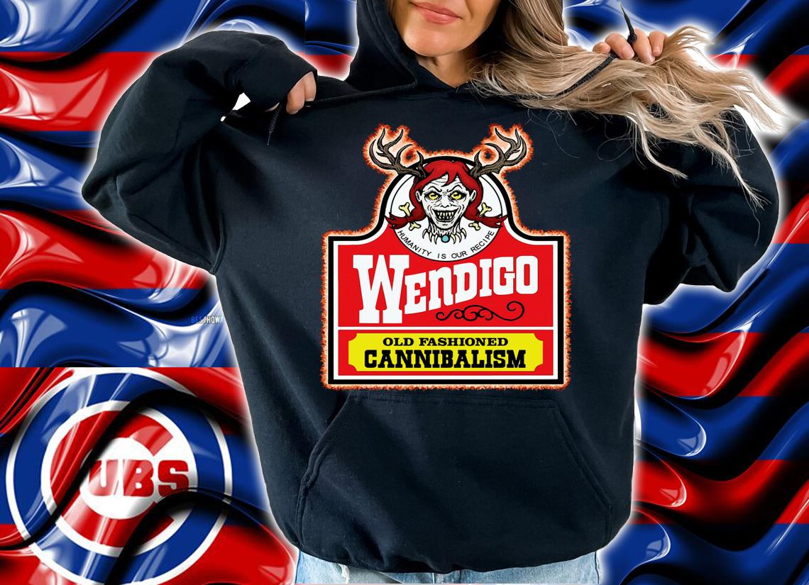 Premium Wendigo old fashioned cannibalism Wendy's Logo t-shirt hoodie