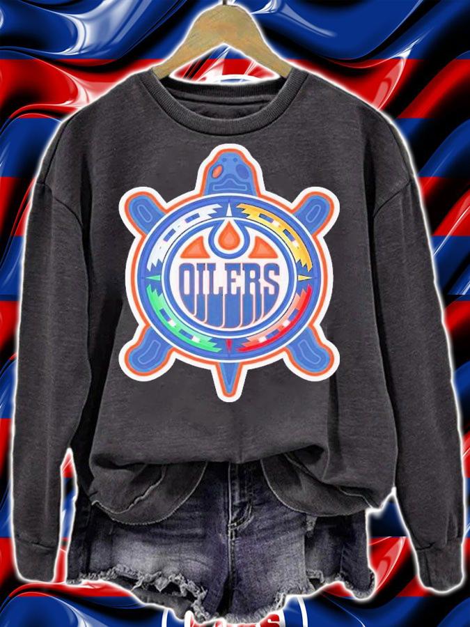 Edmonton Oilers Turtle t-shirt sweatshirt
