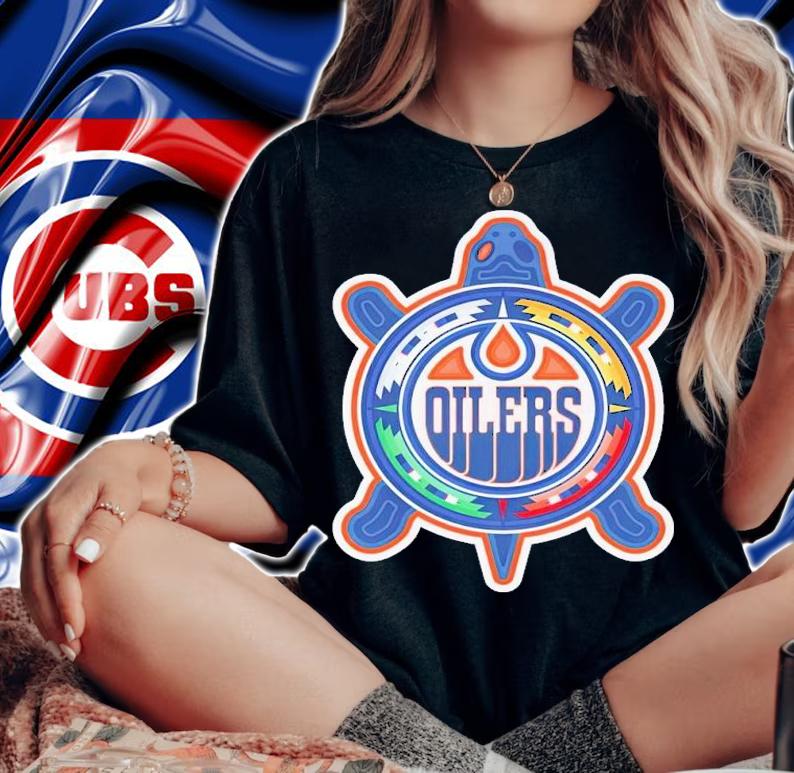 Edmonton Oilers Turtle t-shirt woman shirt