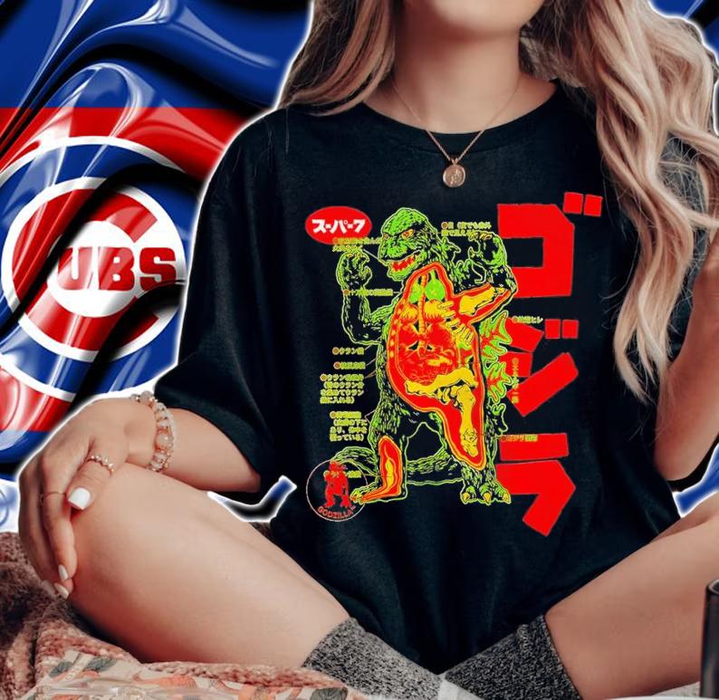 Antatomical Godzilla vintage shirt t-shirt woman shirt