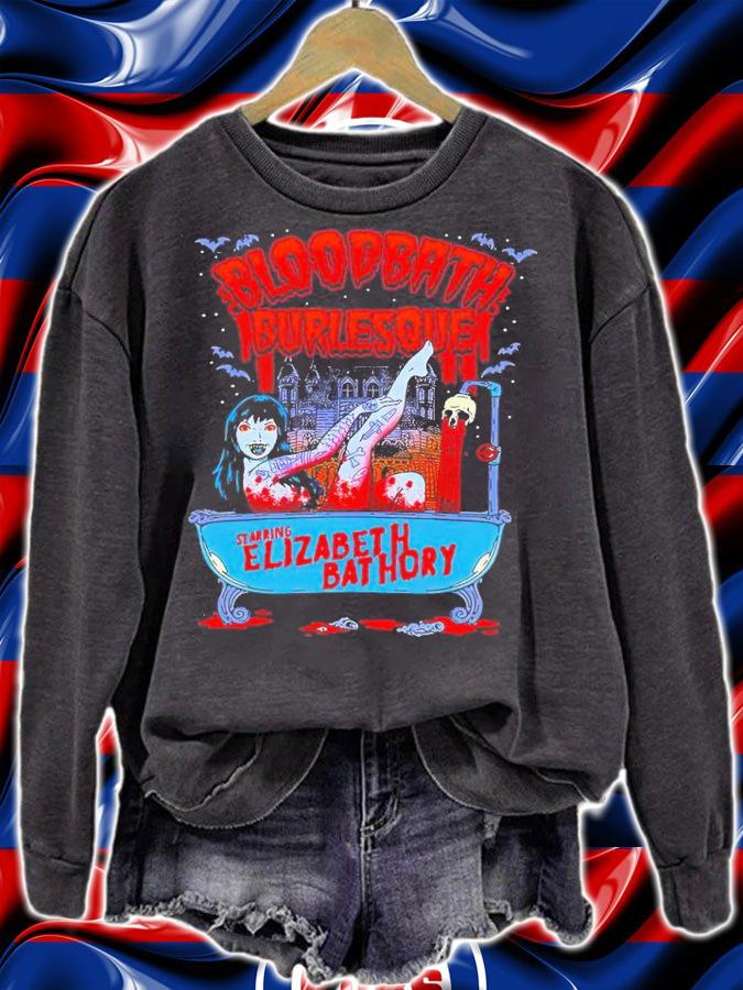 Bloodbath Burlesque Goth Girl Burlesque Elizabeth Bathory shirt t-shirt sweatshirt