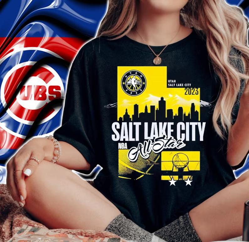 2023 NBA All-Star Game Salt Lake City shirt t-shirt woman shirt