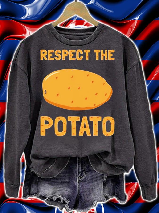 Funny Respect The Potato Shirt t-shirt sweatshirt