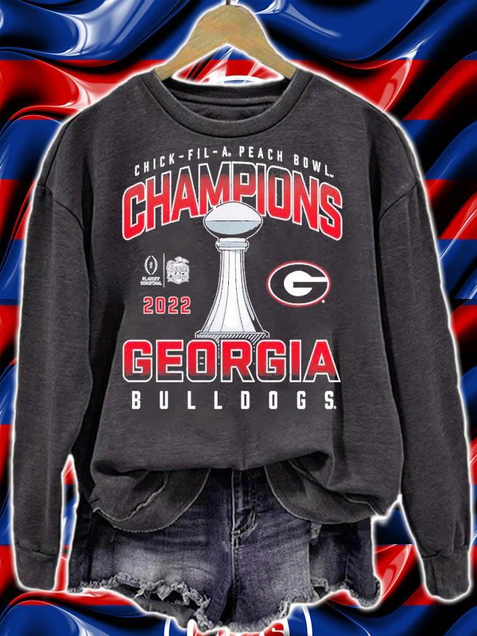 Georgia Bulldogs College Football Playoff 2022 Peach Bowl Champions Hometown Celebration shirt t-shirt sweatshirt