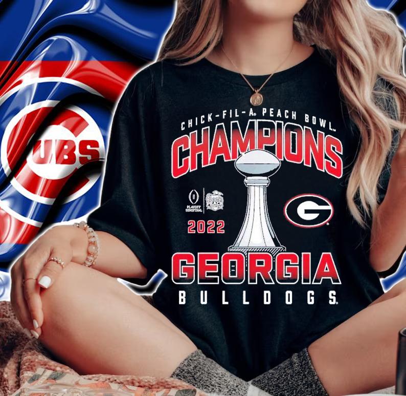 Georgia Bulldogs College Football Playoff 2022 Peach Bowl Champions Hometown Celebration shirt t-shirt woman shirt