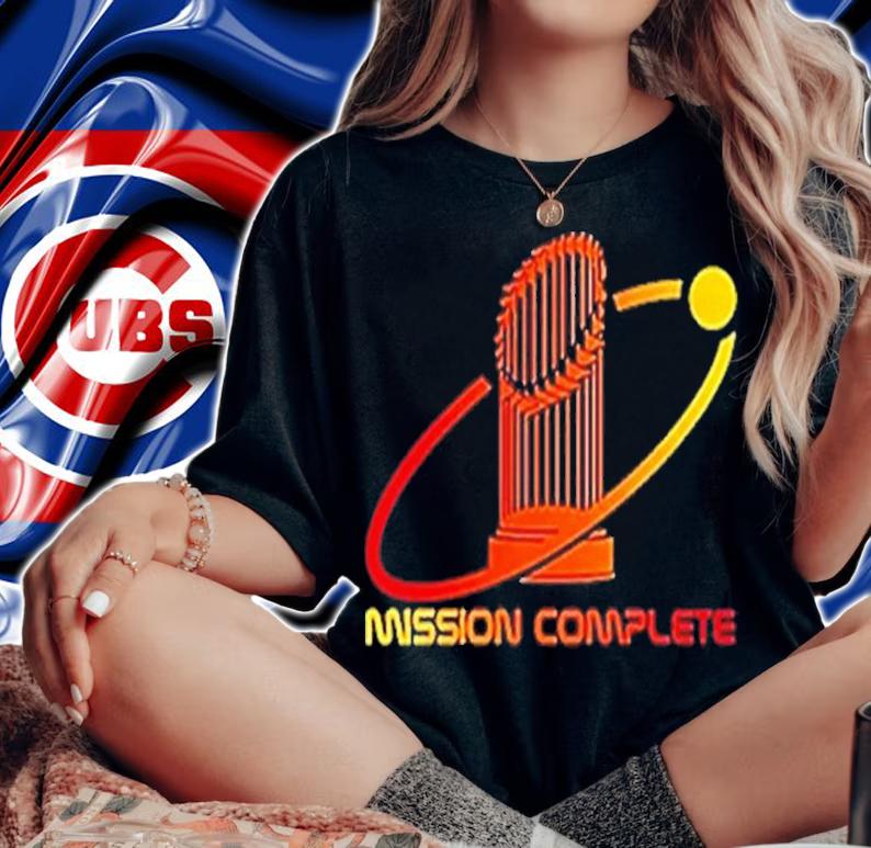 Houston Astros champions mission complete shirt t-shirt woman shirt