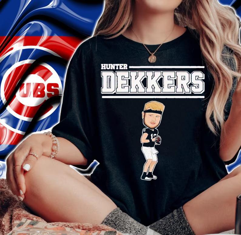 Hunter Dekkers caricature shirt t-shirt woman shirt