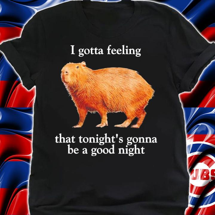 I gotta feeling that tonight's gonna be a good night shirt t-shirt shirt