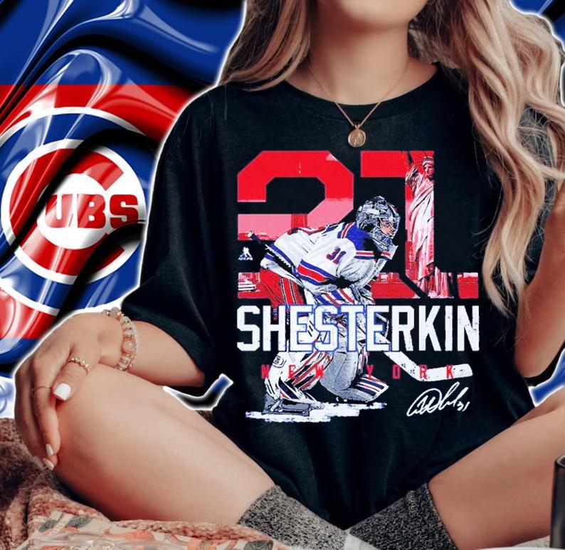 Igor Shesterkin New York R Landmark Hockey Shirt t-shirt woman shirt