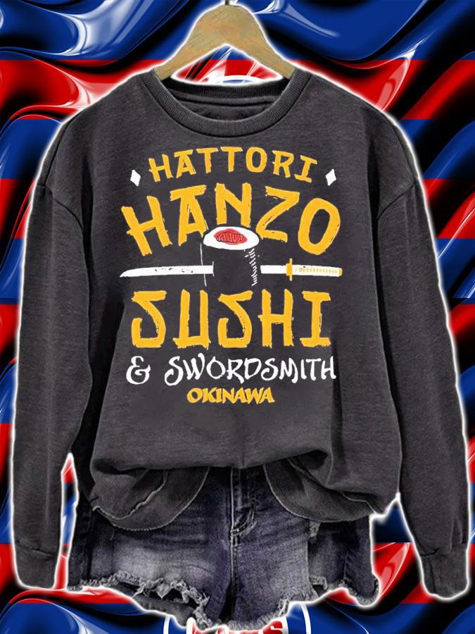 Hattori Hanzo Sushi and Swordsmith shirt t-shirt sweatshirt