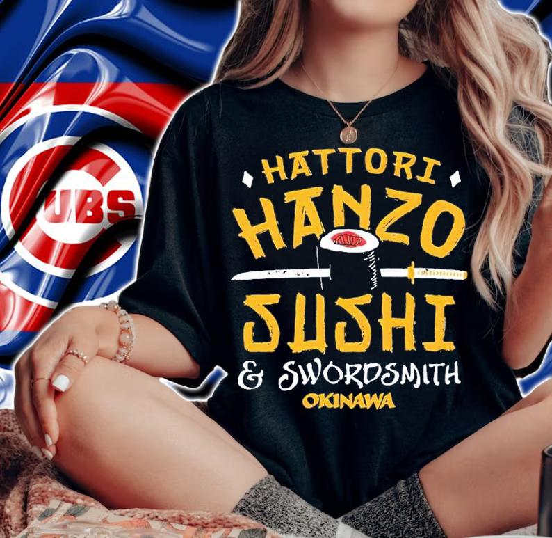 Hattori Hanzo Sushi and Swordsmith shirt t-shirt woman shirt