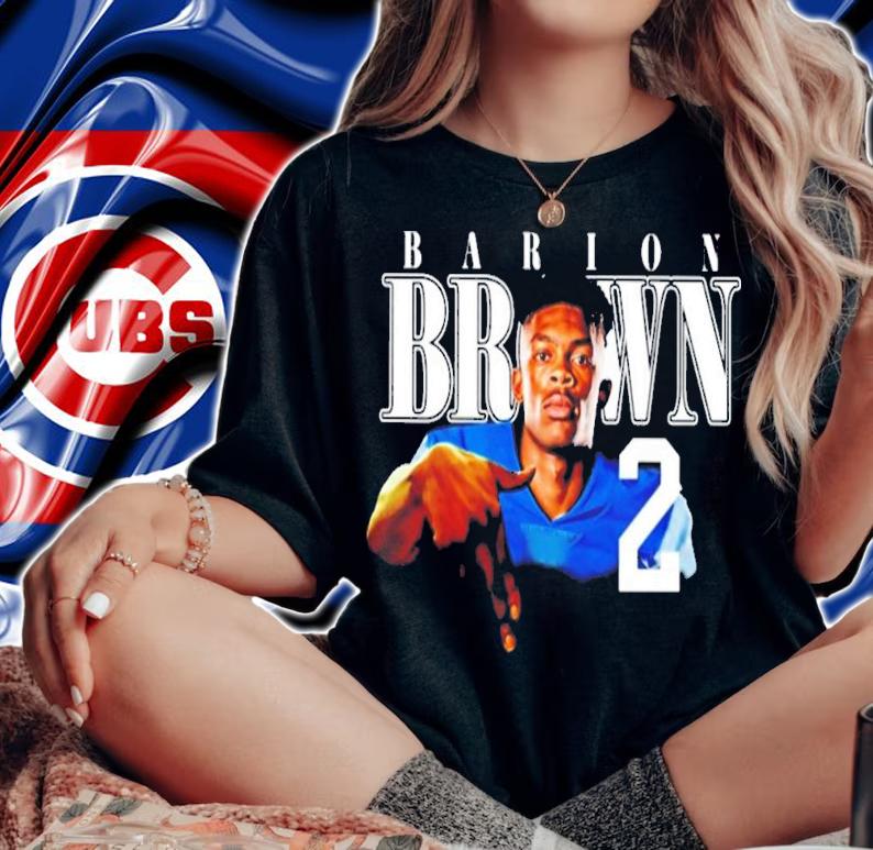 Mark Stoops Burner Barion Brown L's Down T-Shirt t-shirt woman shirt