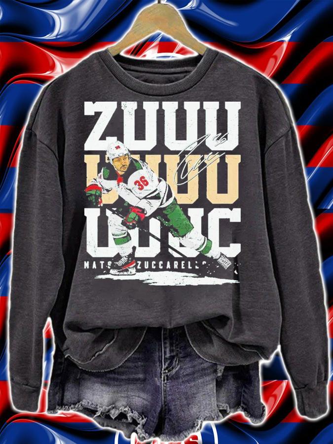 Mats Zuccarello Minnesota ZUUUC Hockey Shirt t-shirt sweatshirt