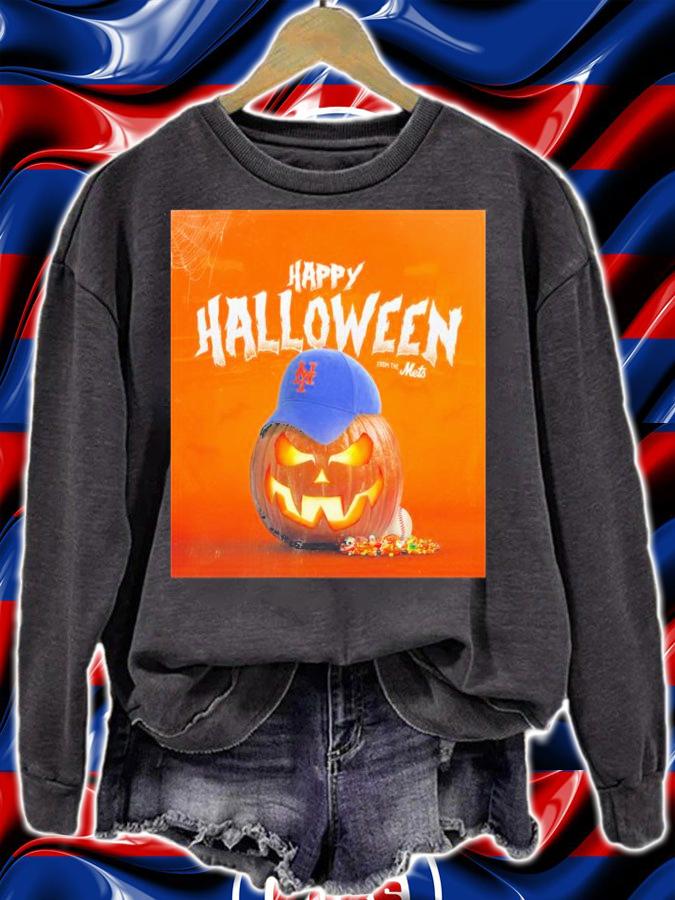 New York Mets Happy Halloween From The Mets Shirt t-shirt sweatshirt