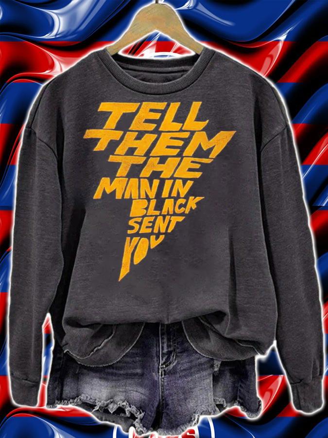 Black Adam Tell them the man in black sent you shirt t-shirt