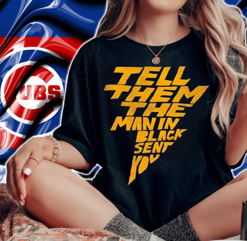 Black Adam Tell them the man in black sent you shirt t-shirt