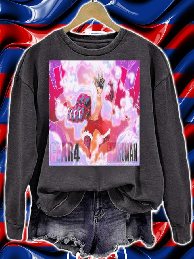 Monkey D Luffy Gear 4 Snakeman One Piece Shirt t-shirt sweatshirt