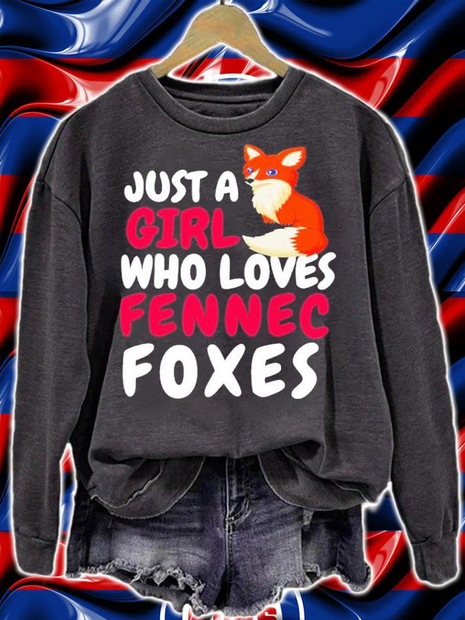 Just A Girl Who Loves Fennec Foxes Shirt t-shirt