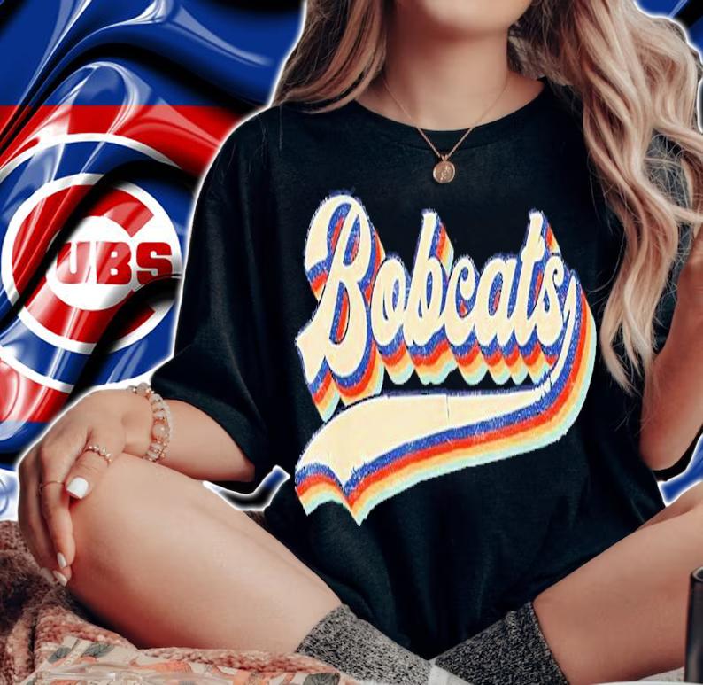 Bobcats Sports Name Vintage Retro Shirt t-shirt