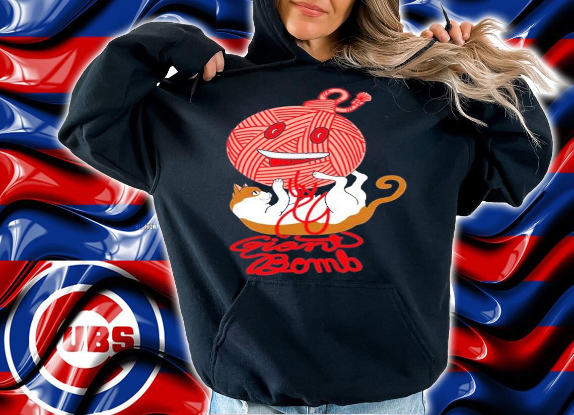 Cat Yarn Giant Bomb shirt t-shirt