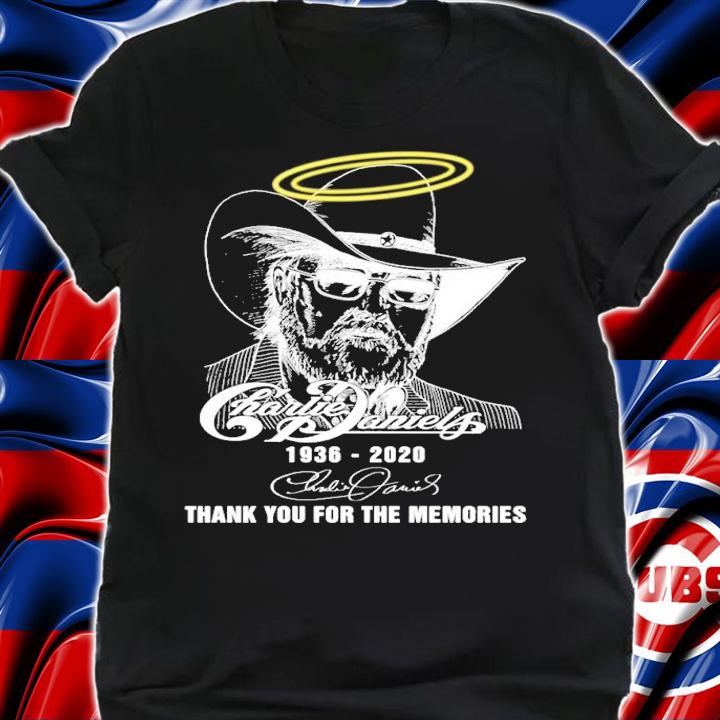 Charlie Daniels 1936 2020 thank you for the memories shirt t-shirt shirt