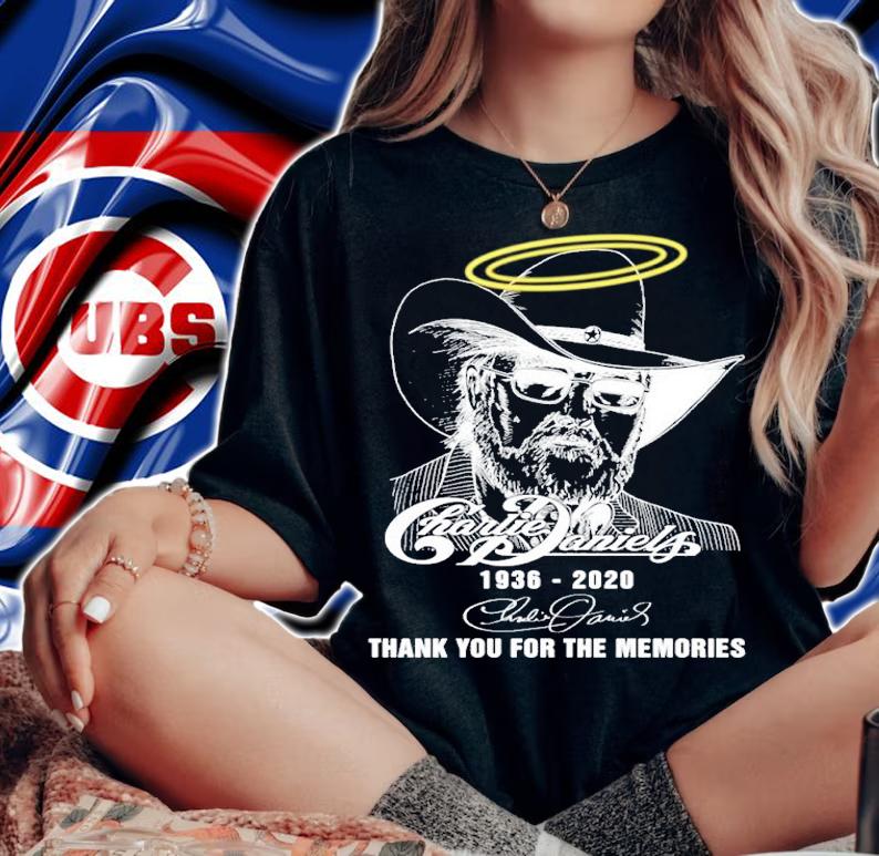 Charlie Daniels 1936 2020 thank you for the memories shirt t-shirt woman shirt