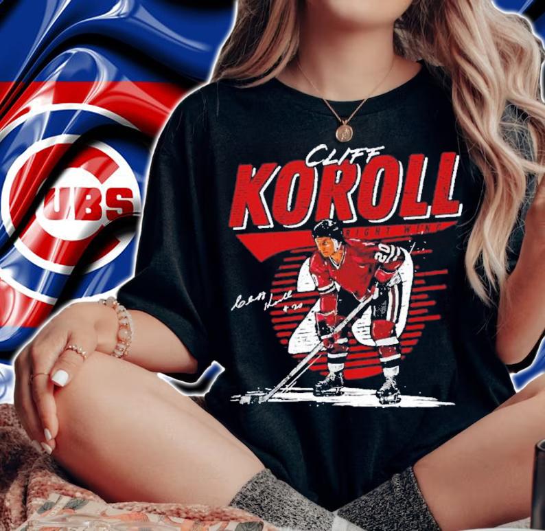 Cliff Koroll Chicago Comet Hockey Shirt t-shirt