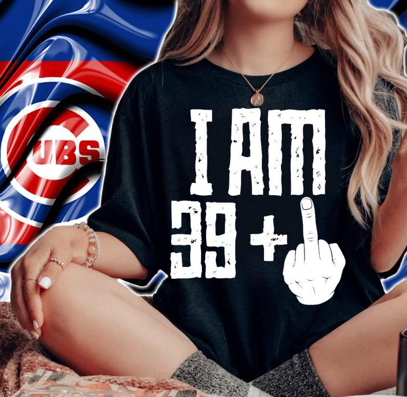 Middle Finger 40th Birthday Funny T-Shirt t-shirt woman shirt