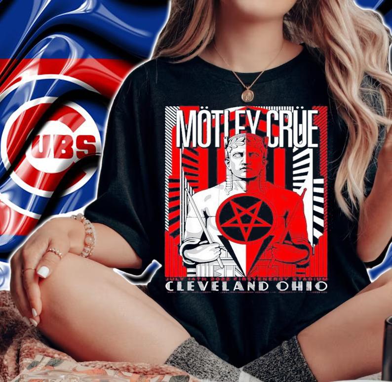 Mtley Cre The Stadium Tour Cleveland Event shirt t-shirt woman shirt