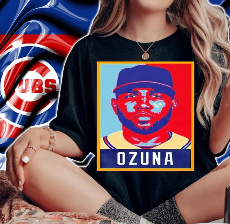 Marcell Ozuna Portrait Baseball T-Shirt t-shirt