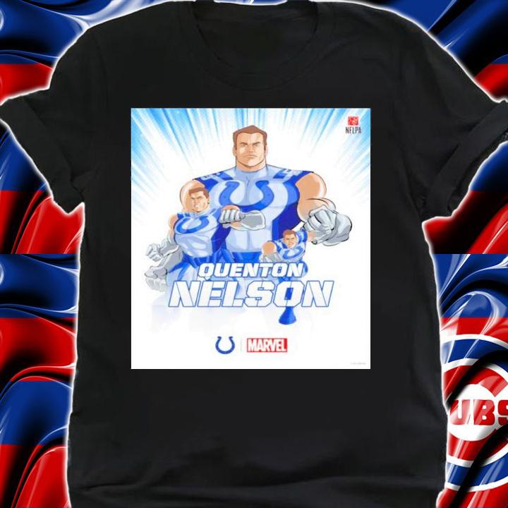 NFL Quenton Nelson Indianapolis Colts X Marvel Shirt t-shirt