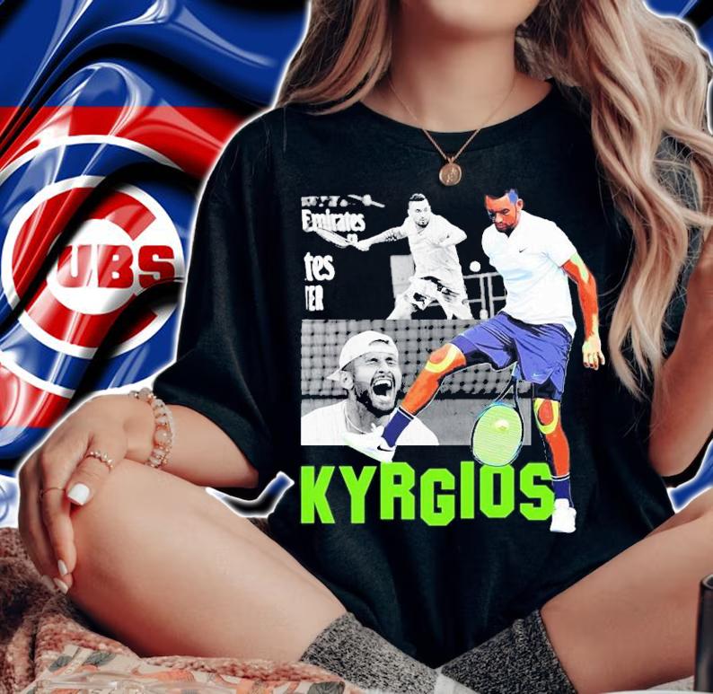 Pro Tennis Player Nick Kyrgios T-Shirt t-shirt