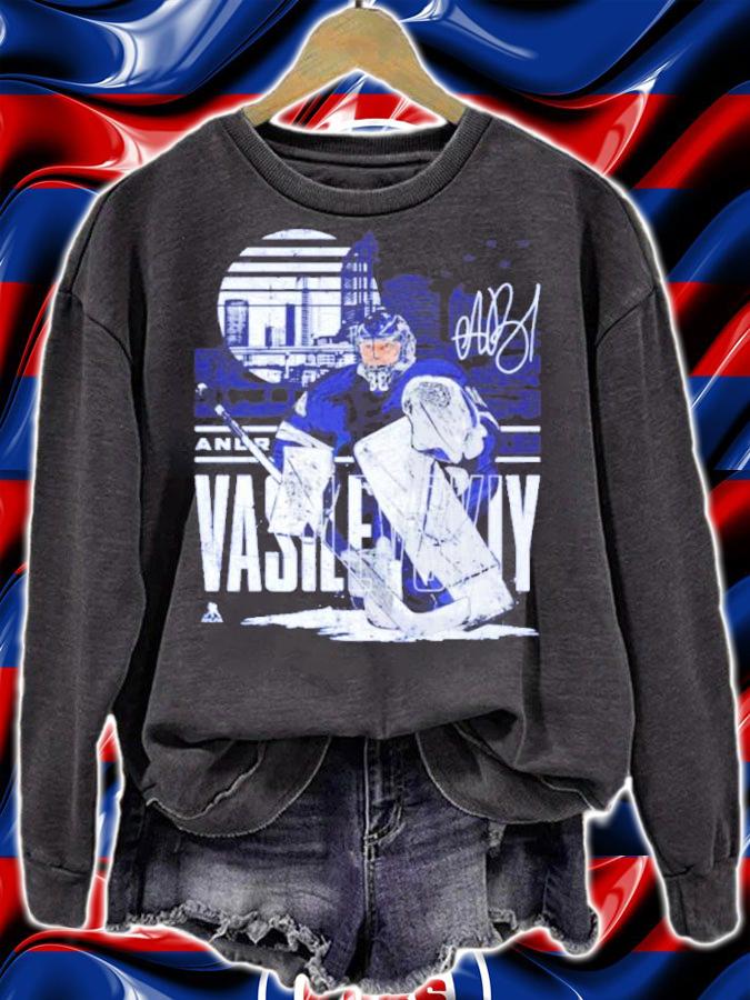 Andrei Vasilevskiy Tampa Bay Player Skyline Hockey Signatures Shirt t-shirt