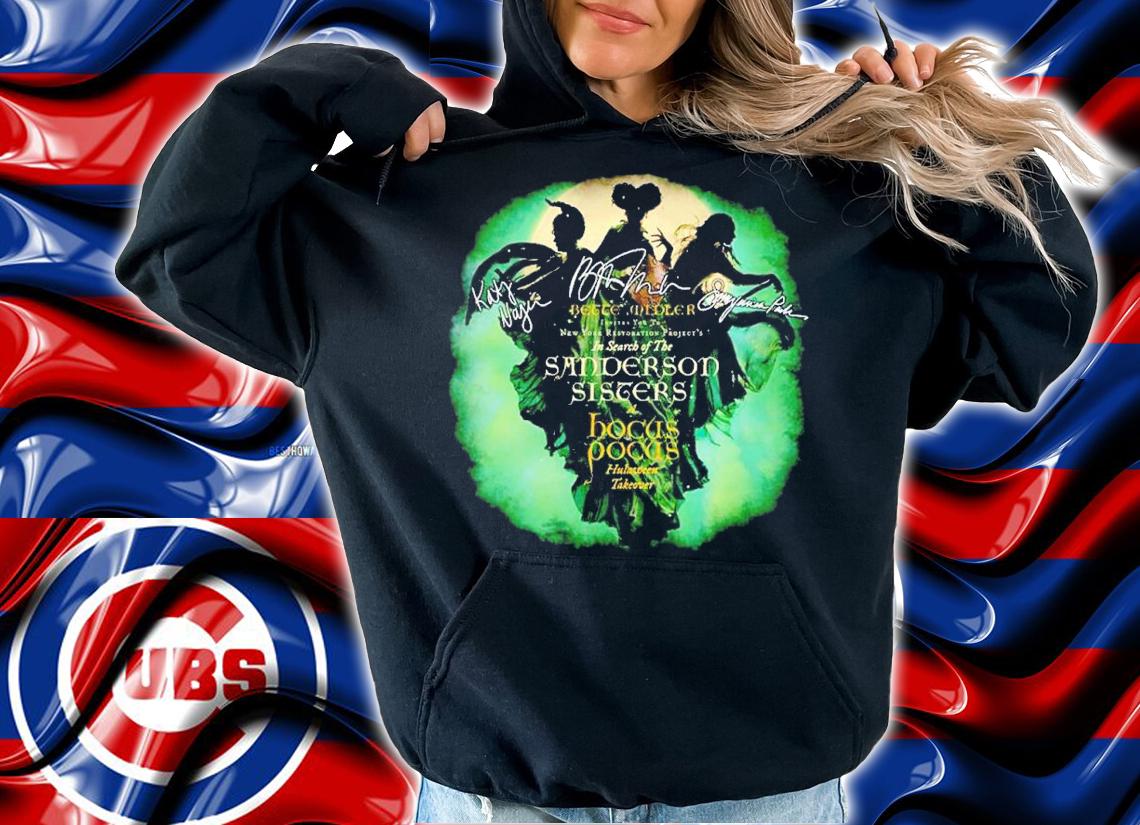 Sanderson Sisters Hocus Pocus signatures shirt t-shirt