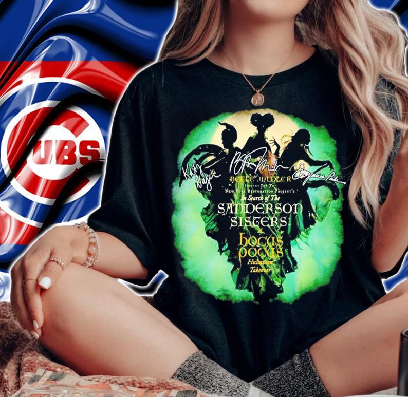 Sanderson Sisters Hocus Pocus signatures shirt t-shirt