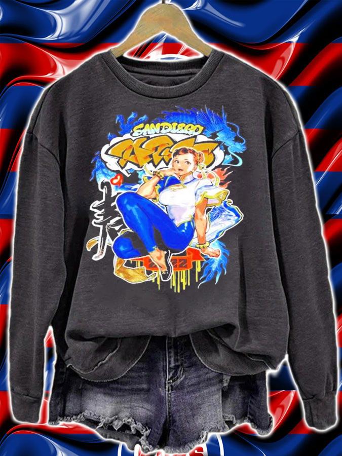 Sdcc 2022 Udon Chun Li shirt t-shirt sweatshirt