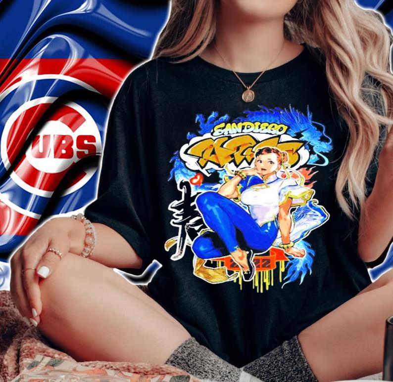 Sdcc 2022 Udon Chun Li shirt t-shirt woman shirt