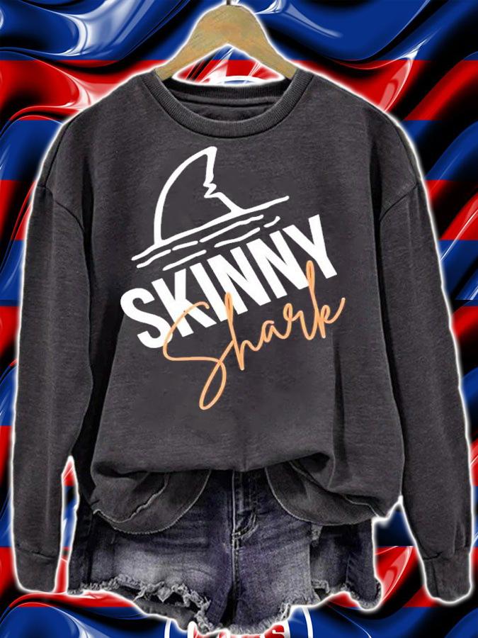 Skinny Shark Tank White Shark Skinny Shark Tank shirt t-shirt sweatshirt
