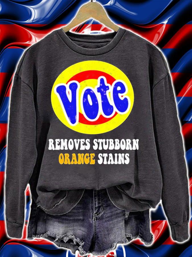 Vote Removes Stubborn Orange Stains T-Shirt t-shirt