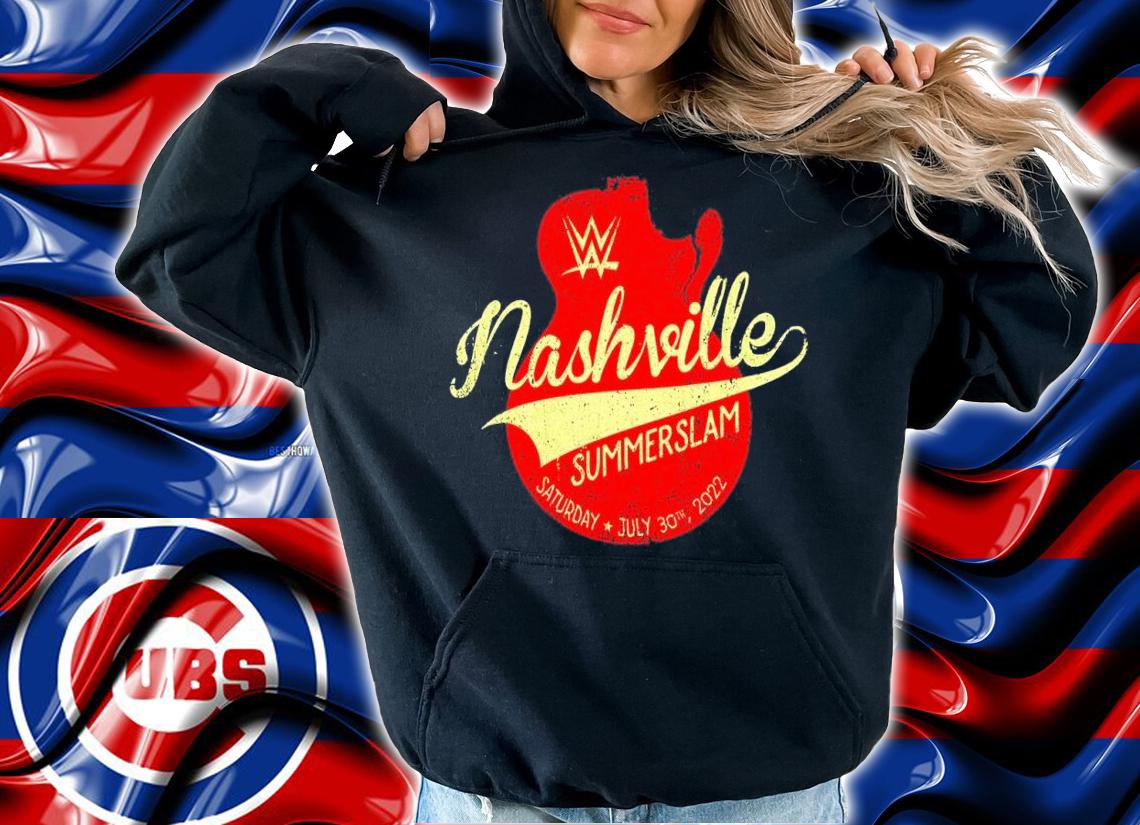 WWE SummerSlam 2022 Nashville Guitar shirt t-shirt hoodie