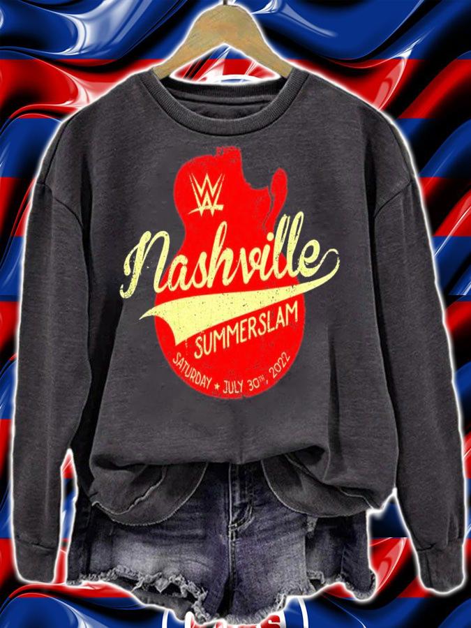 WWE SummerSlam 2022 Nashville Guitar shirt t-shirt sweatshirt