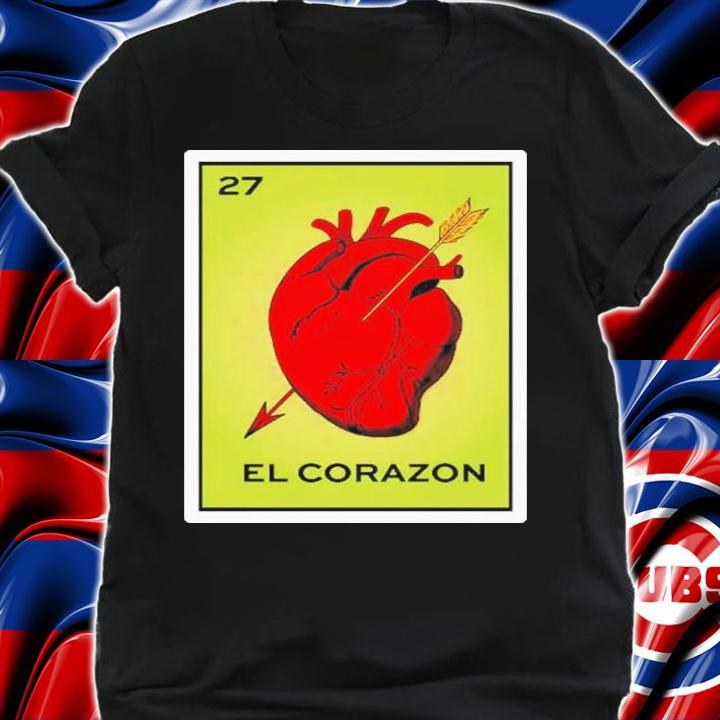 El Corazon Loteria Card Shirt t-shirt