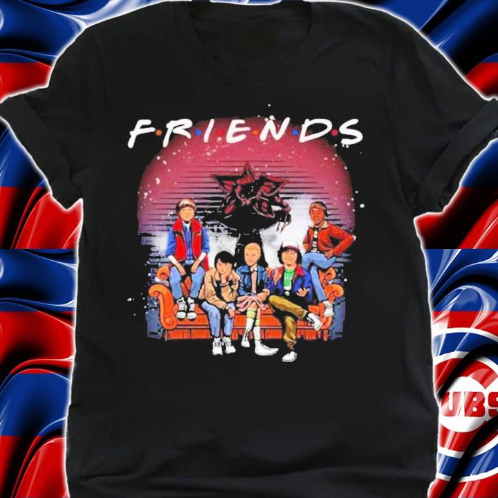 Friends Stranger Things Characters TV Show Shirt t-shirt