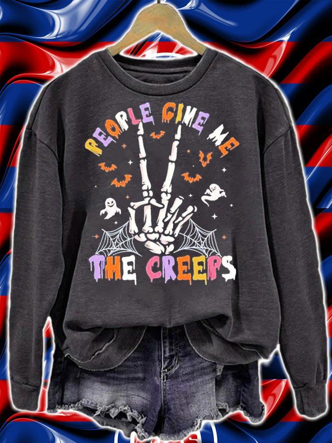 Give Me The Creeps Halloween T-Shirt t-shirt sweatshirt